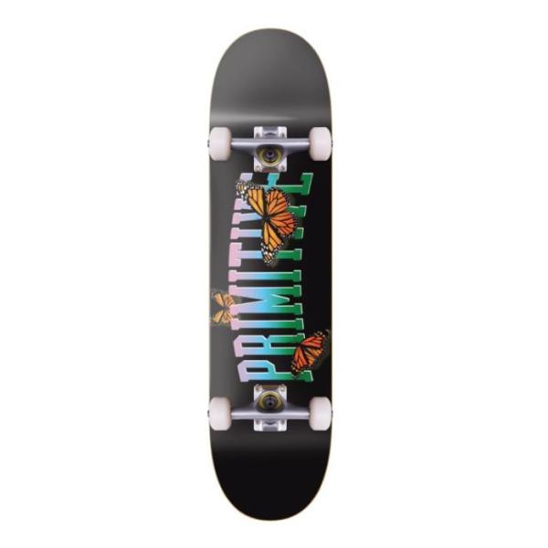 Buy cheap Primitive Skateboarding Collegiate Butterfly Black Mini Complete Skateboard - 7.3" x 28.9" from wholesalers