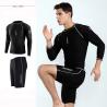 Buy cheap Long Sleeved Two Piece Swimsuit Men Quick Drying Training Men'S Swimwear 2 Piece from wholesalers