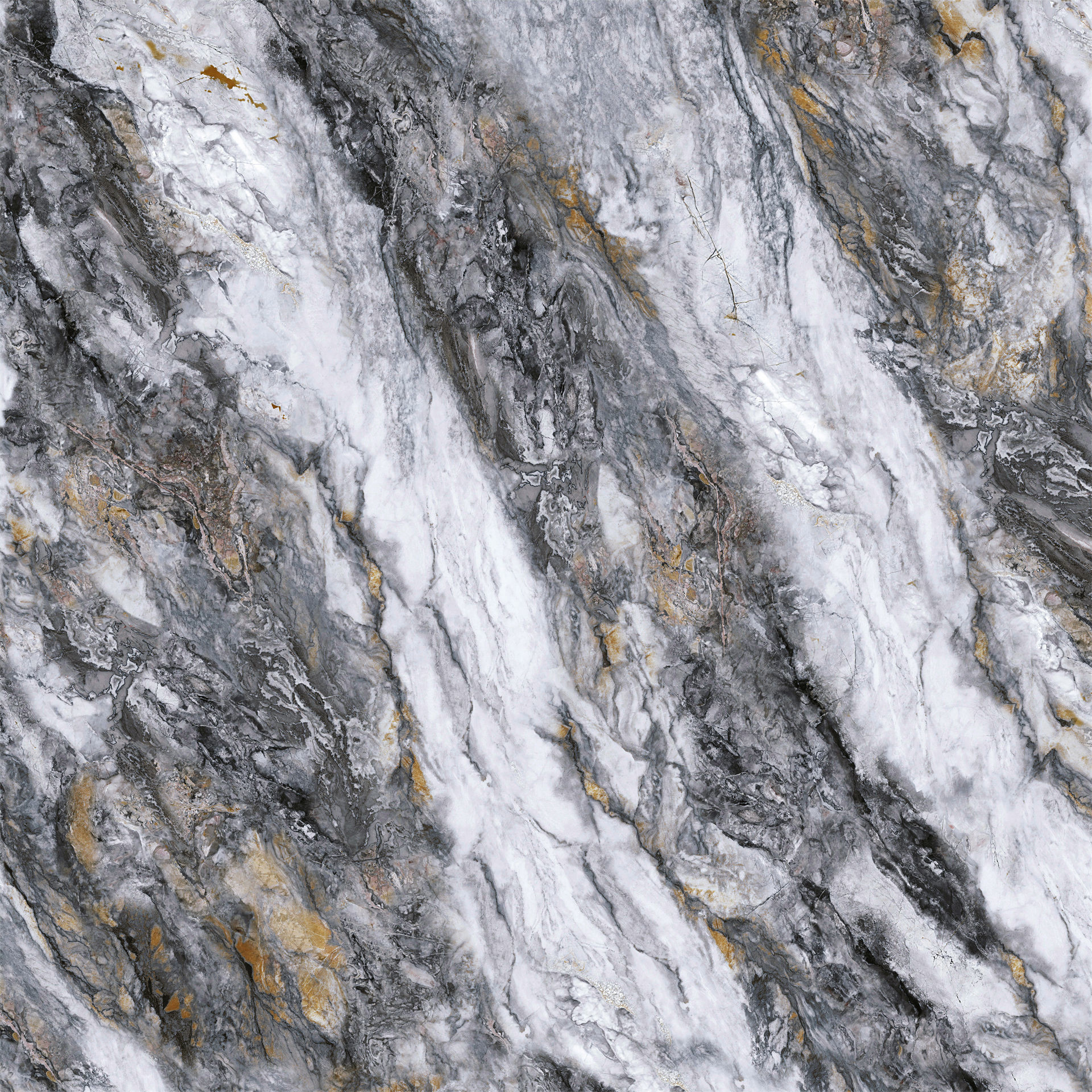Wear - resistant and Stylish Polished Sintered Stone Slabs 1200x1200mm for Living Room Decoration