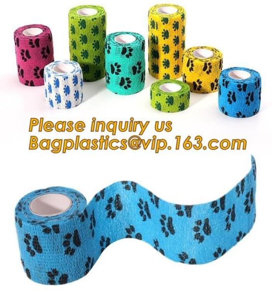 Buy cheap Cotton Cohesive Bandage sports tape Mixed Color Self Adhesive elastic bandage,Polyurethane Sports Under wrap Foam Tape B from wholesalers