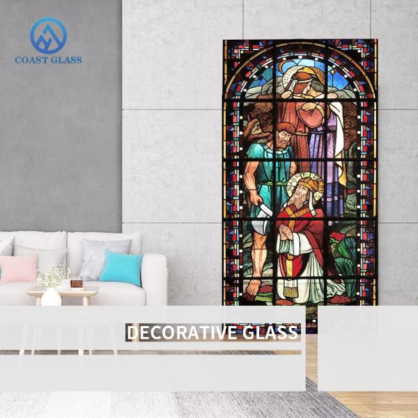 Buy cheap Art Church Stained Glass Partition Sheets 3mm Interior Decoration from wholesalers