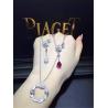 Buy cheap Piaget full diamonds red tourmaline rose necklace of 18kt gold with yellow gold or white gold from wholesalers
