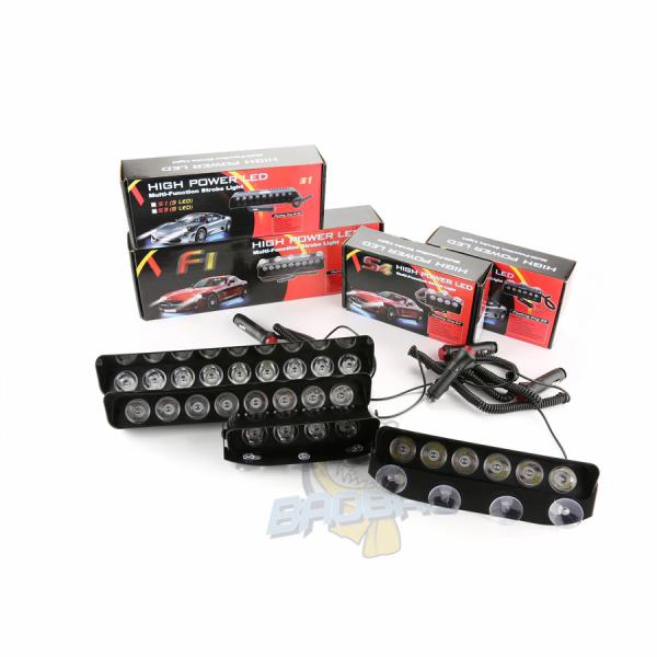Buy cheap 12V Red Blue Flash Super Bright Light Bar Strobe Light For Car from wholesalers