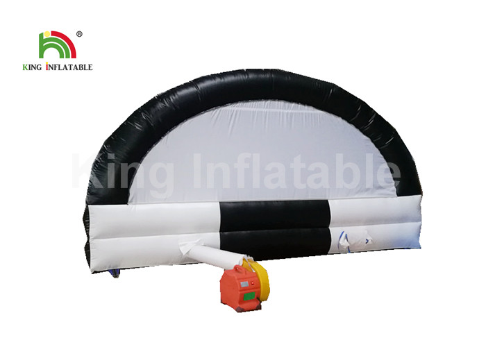 Commercial Big Inflatable Event Tent Black And White Color EN14960 EN71 SGS