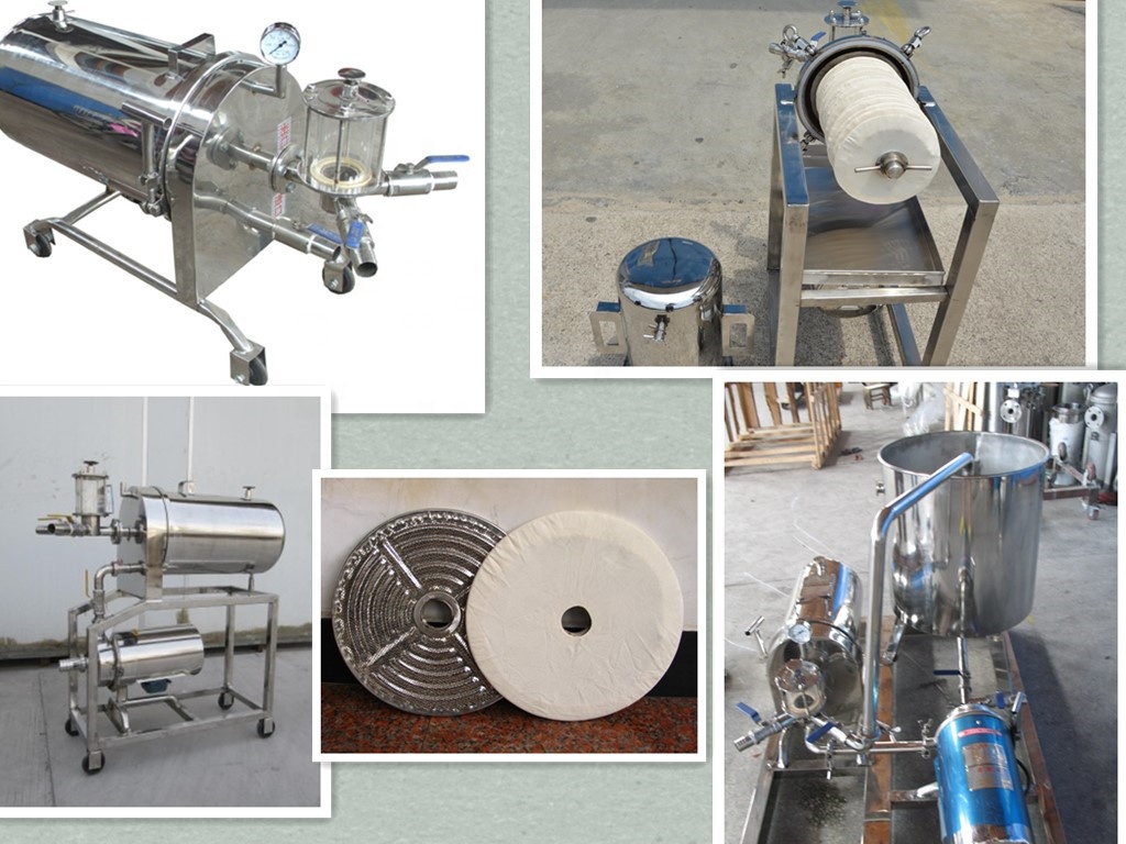 SUS304/3416L Diatomite Filter for Industrial Filtering Impurities and Superior Materials