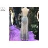 Buy cheap Sleeveless Mermaid Style Prom Dress / Special Lace V Neck Ball Gown Backless from wholesalers