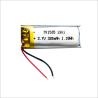 Buy cheap IEC62133 / KC Approved 3.7V Li Poly Battery 701535 300mAh Lipo from wholesalers