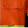 Buy cheap Fire Rated Fr Cotton Coveralls Two Tone Cotton Denim Orange Navy Blue from wholesalers