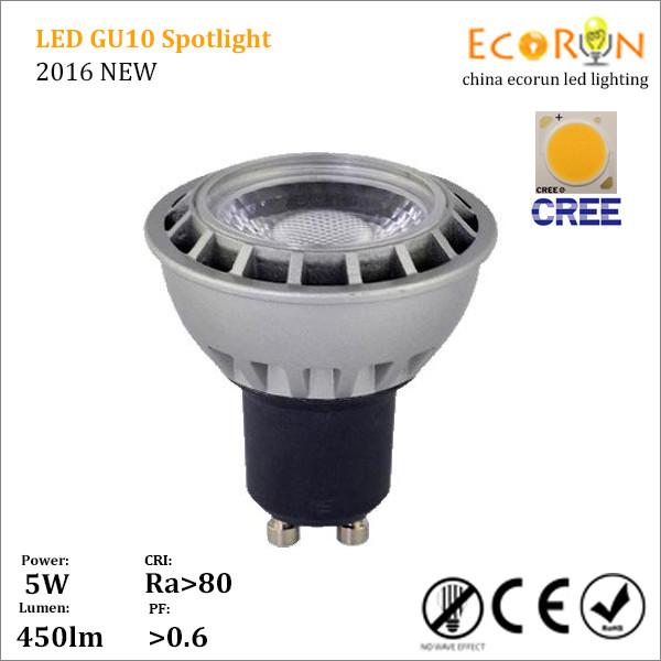 Buy cheap ac100-240v 5w 7w 500lm cree cob ra80 gu10 led spotlight price natural white from wholesalers