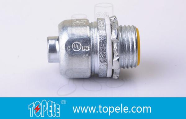 Buy cheap Malleable Iron Liquid Tight Flex Conduit Connectors Long - Lasting Protection from wholesalers
