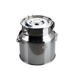 Food Grade Material 316L Steel Milk Container With Lid Bucket Pail