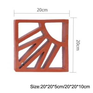 Wholesale Chinese Red Decorative Terracotta Wall Tiles Brick 100mm Handmade Artistic from china suppliers
