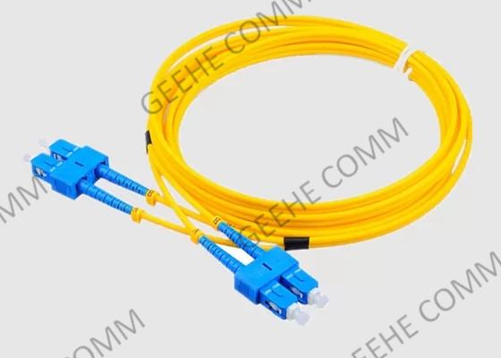 Buy cheap SC APC 3.0mm 10M Duplex Fiber Optic Patch Cord from wholesalers