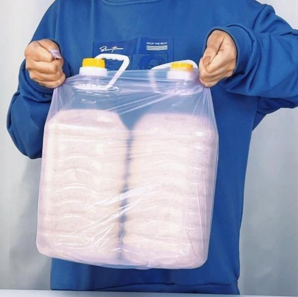 Buy cheap PE 5-40 mic Thickness 100/case 4 gallon small 250 counts vacuu trash bag liner garbage bag from wholesalers