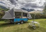 Grey Waterproof Canvas Custom Inflatable Tail Shelter 600*200*160CM