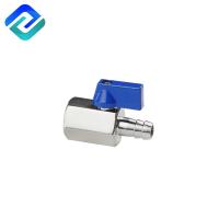 Buy cheap Stainless Steel Floating Hose Barb Mini Casting Ball Valve product