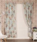 Printed Black Out Window Curtain