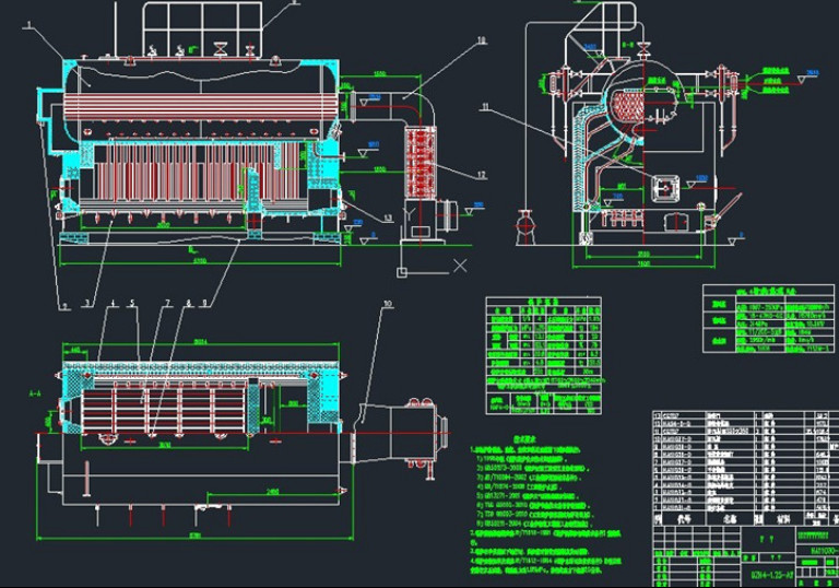 6 Ton Biomass Steam Boiler DZL Series Hot Air Generator Energy Saving
