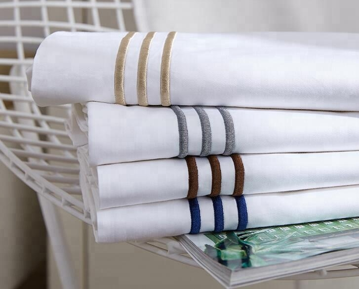 60 Count Pure Clothes Cotton Bedding Set for Comfortable Sleep in Hotels