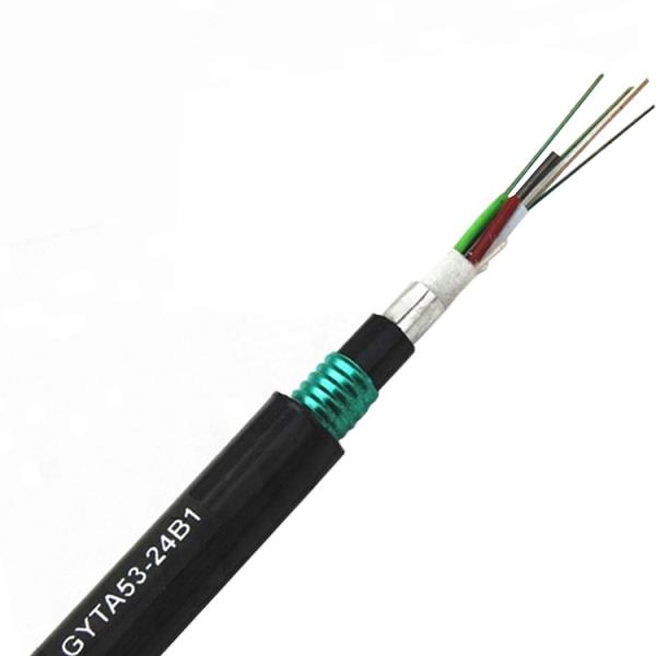 Buy cheap Armoured Optical Fiber Cable 96core GYTA53 Underground Fiber Cable from wholesalers