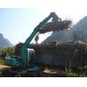 Buy cheap Four Wheel Drive Wheeled Excavator With Breaker Hammer Light Blue from wholesalers