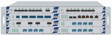 Single Slot 1U CWDM/DWDM/OTN Chassis 48 Channel Access 2000km Transmission Distance
