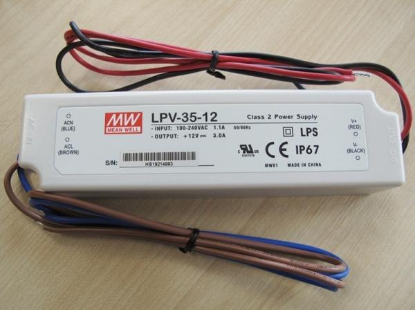 Buy cheap Meanwell 35w 12v low voltage power supply from wholesalers