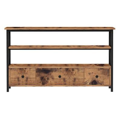 Buy cheap TV Stand with 3 Drawers, Rustic Industrial Furniture, Multi-functional TV Stand, XLTV21BX from wholesalers