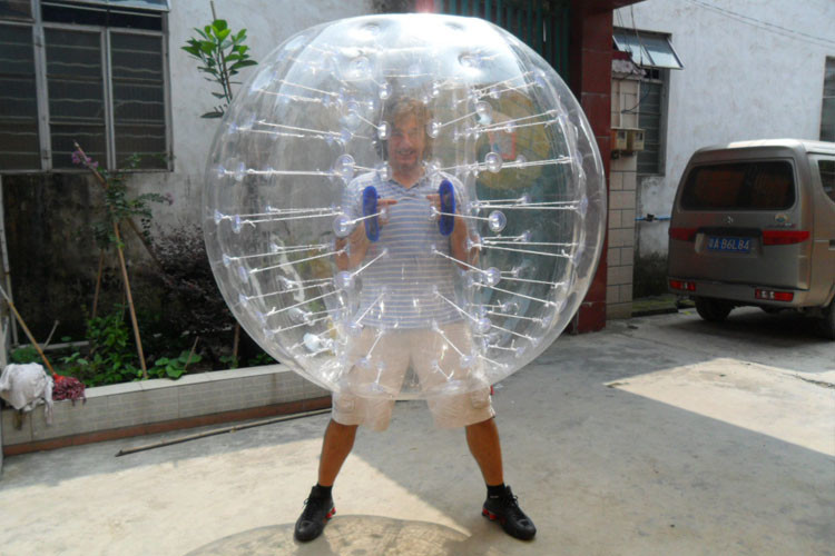 Custom Human Inflatable Bumper Bubble Ball / Hamster Ball For Rental Business