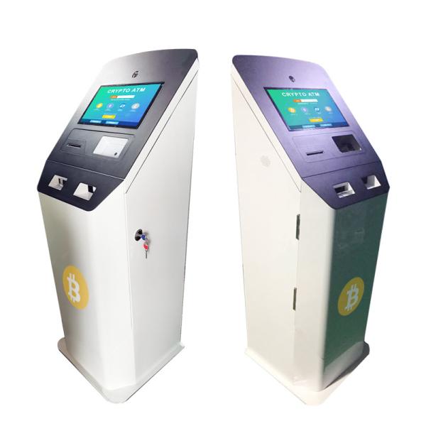 Buy cheap Windows system 15.6inch Two Way Bitcoin ATM Kiosk With Cash Acceptor Dispenser from wholesalers