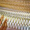 Buy cheap Spiral Copper Aluminum Metal Mesh Curtain Texture For Commercial Spaces from wholesalers