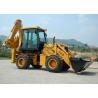 Buy cheap 360° Rotating Damping Seat Tractor Backhoe Loader for Municipal Projects / Raod Maintenance from wholesalers