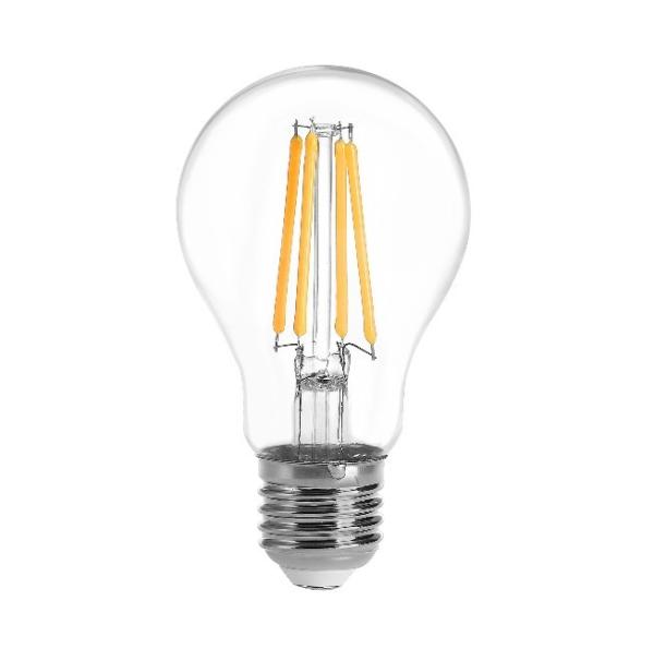 LED commercial A60 E27 6w glass bulb decorative clear vintge 100lm/w bright