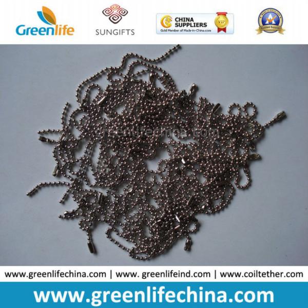 Buy cheap Short Length Metal Bead Shinning Silver Plated Ball Chain Accessories from wholesalers