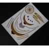 Buy cheap Gold and silver metallic tattoo from wholesalers