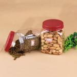 Eco - Friendly 20oz Square Pet Jar For Nuts Packaging 660ml ISO 9001
