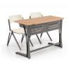 Buy cheap Steel School Furniture For Children Classroom Furniture Desk And Chair Student Table Cheap Price from wholesalers