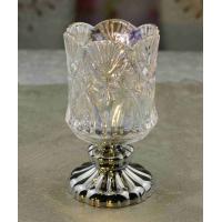 Buy cheap glass pillar with metal base product