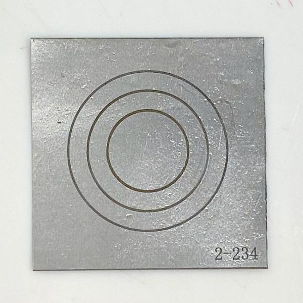 Buy cheap Standard Sensitivity Test Specimen Qqi Magnetic Particle Inspection Test Shim from wholesalers