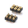 Buy cheap 2.54mm H3.5mm 12pin Male Pogo pin connector Dual Row black Plastic Straight Dip pcb from wholesalers