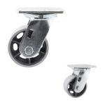 4x2 Inch Hollow Core Furniture Swivel Casters 200kg Load Capacity