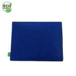 Blue Color Eco Friendly Accessories RPET Felt Laptop Sleeve Portable Custom 13''
