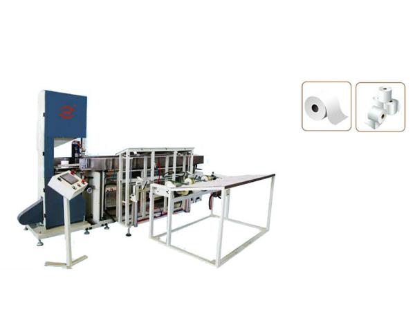 Buy cheap 2.5KW 2700mm Length Paper Slitter Rewinder Machine / Toilet Paper Roll Cutting Machine from wholesalers