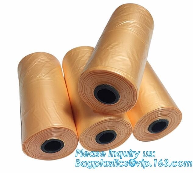 Biodegradable Compostable Scented High Quality HDPE Plastic Baby Nappy Sacks Baby Diaper Bags with Tie Handles, bagease