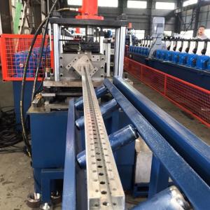 Wholesale Galvanized Steel Electric Cabinet Column Shelf Roll Forming Machine For Uprights from china suppliers