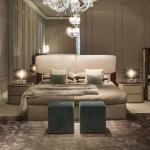 Pine Luxury Double King Size Bed 1.8x2.0m Modern Bedroom Furniture Sets