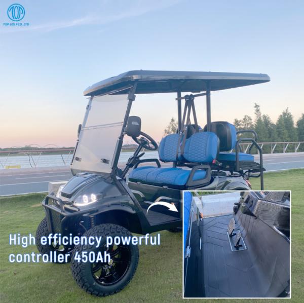 Buy cheap KDS Mini Electric Lifted Golf Cart 4 Wheel Disc Brake 10 Inch Screen 4 Seater Club Car from wholesalers