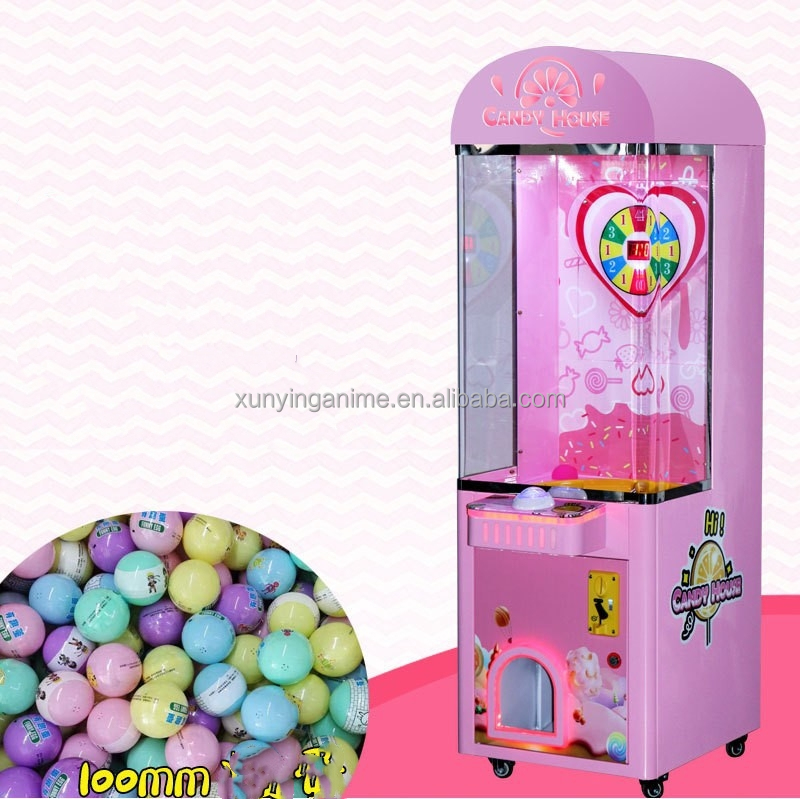 Amusement Game Center Indoor Coin Operated Candy Vending Capsule Game Machine for Kids