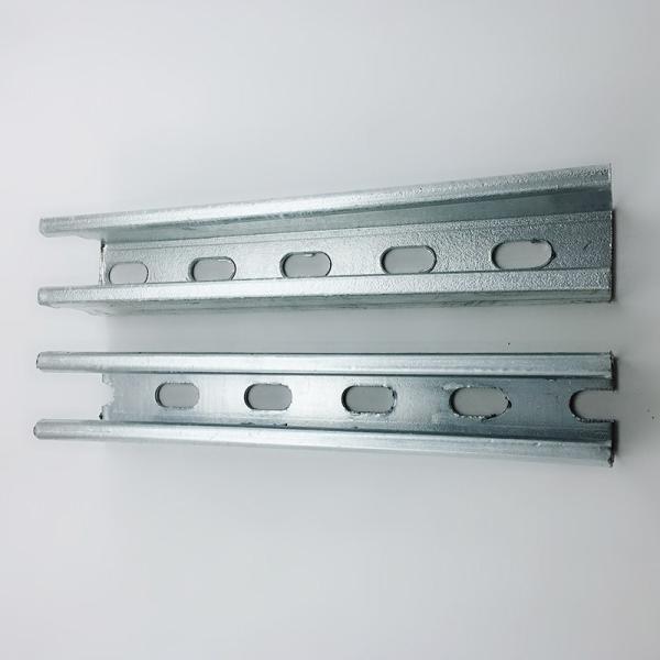 Buy cheap Corrosion Resistant Galvanized Silver Metal Strut Channel 3m/6m Length 3.26kg/m Weight from wholesalers