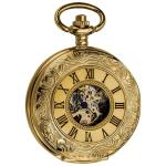Antique Gold Pocket Watches / mechanical pocket watch for Adult , Mechanical